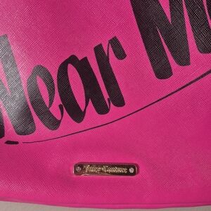 Juicy Couture Vibrant Pink Tote with Logo